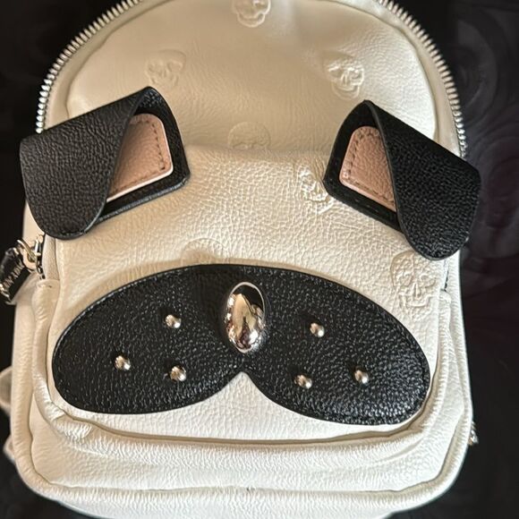 BETSY JOHNSON FRENCHIE PUG MINI BACKPACK - Picture 8 of 8